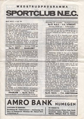 AZ Programma 5-nov-1972 NEC uit